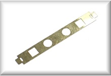 Kontaktplatte, aus Weißblech, passend für 
Zungenschleifer MS 800, Preis pro Stück.