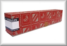 Schachtel für Waggon der 340 Serie gestempelt mit schwarz-weissem Etikett von Märklin siehe Abbildung, Preis pro Stück.