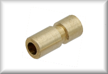 Bushing for drive wheel, made of brass asymmetrical groove, suitable for MS 800 or CCS 800 1.-4. Version, price per piece.