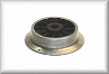 Spoked wheel set, for first running/trailer axle, black, zinc cast iron grey, suitable for CCS 800, price per piece.
