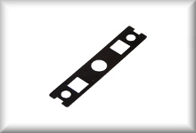 Isolationsplatte, 0,6 mm dick, Preis pro Stück.