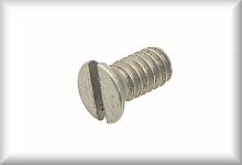 Screw for roof lamp holder, silver, price per piece.