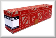 Schachtel für Waggon der 350 Serie gestempelt mit schwarz-weissem Etikett von Märklin siehe Abbildung, Preis pro Stück.